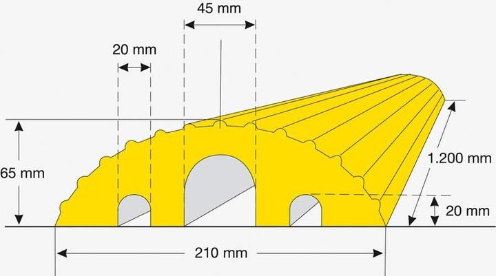 Produktbild kaiserkraft Kabelbrücke, klein (Kabelbrücke, 120 cm)