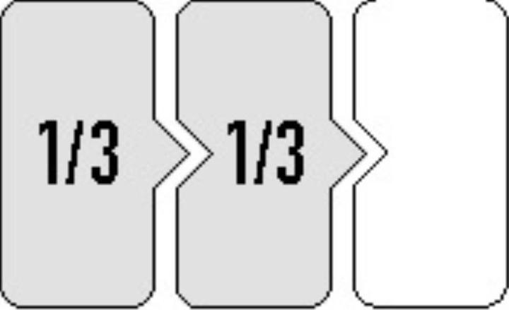 Immagine prodotto Wera Modulo utensile inserto vuoto 2/3-modulo 4000 871 288, 12 pezzi