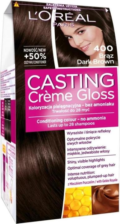 Image du produit L'Oréal Paris Crème Gloss Cream Coloring No.400 Bronze (400 Bronze)