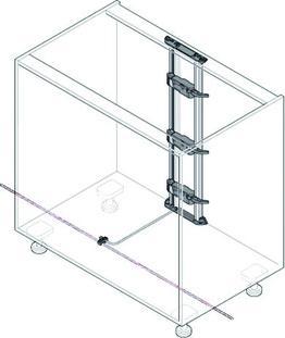 Produktbild Blum Trägerprofil SERVO-DRIVE vertikal (1 Stk.)