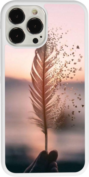 Produktbild PhoneLook Hülle Silikon weiss Hello September 11 19 (Apple iPhone 13 Pro Max)