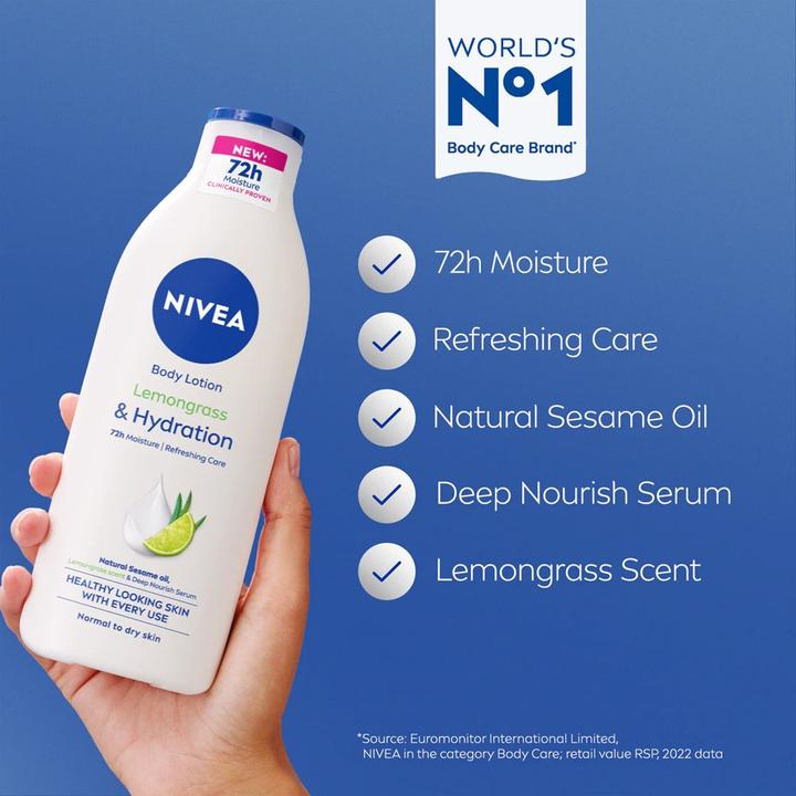 Produktbild NIVEA Lemongrass & Hydration (Körperlotion, 400 ml)