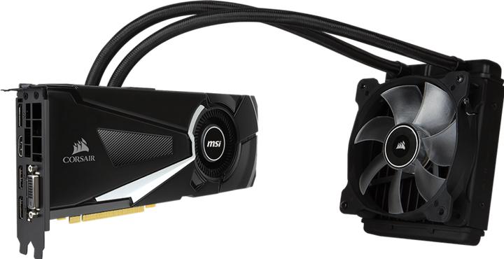 Actual product image MSI GeForce GTX 1070 SEA HAWK X (8 GB)