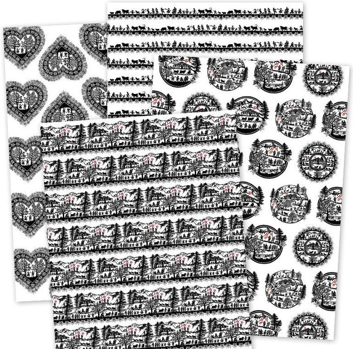 Trendform Tradition suisse (Papier cadeau, 8 x)