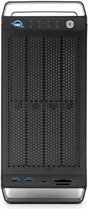 Produktbild OWC 96.0TB ThunderBay Flex, flexible 8-bay Storage/Dock/PCIe Enclosure with 2x TB3 Ports Featuring S (2.5")