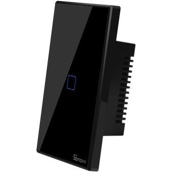 Thumbnail - Sonoff, Lichtschalter + Storenschalter, T3US1C - 1-gang Wi-Fi Smart Wall Switch US - Black