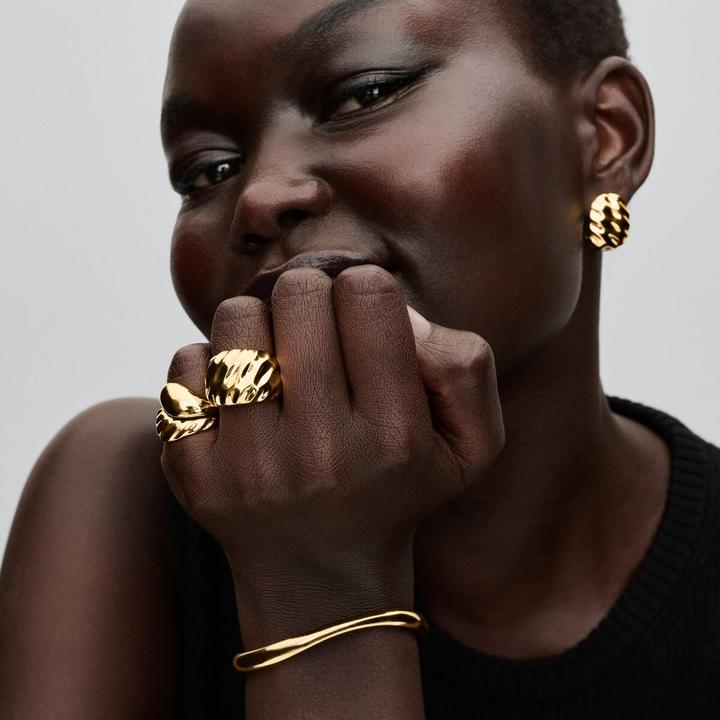 Produktbild Pandora Welliger Statement Ring (56, 925 Silber)