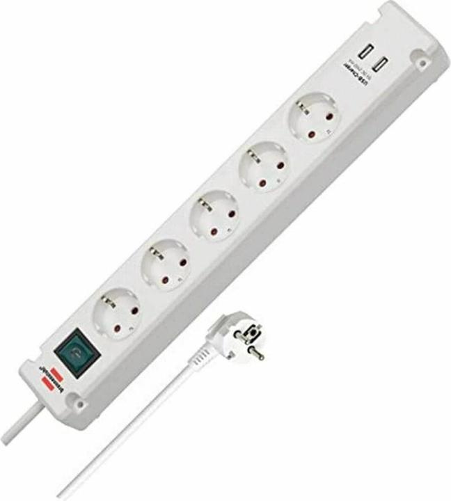 Produktbild Brennenstuhl Bremounta (7 x, USB-A, CEE 7/3, 3 m)