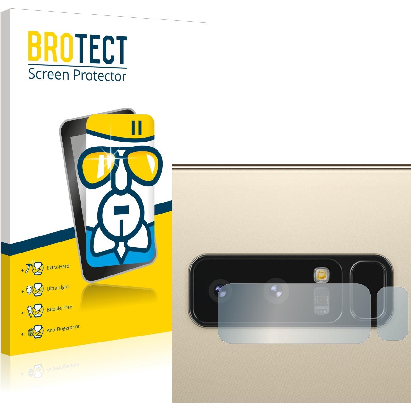 BROTECT AirGlass Panzerglasfolie (1 Stück, Samsung Galaxy Note 8), Smartphone Schutzfolie, Transparent