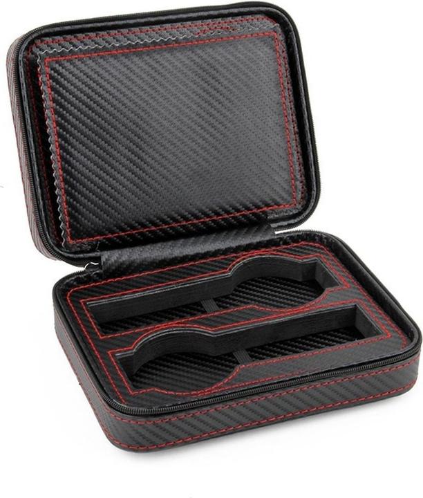 Produktbild JTI Uhrengehäuse im Kohlefasermuster für 4 Uhren