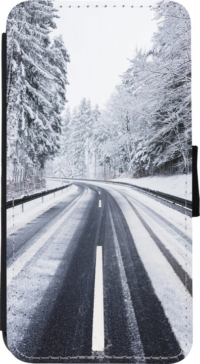Immagine prodotto PhoneLook Cover Portafoglio Nero Inverno 22 Strada innevata (Apple iPhone XS Max)