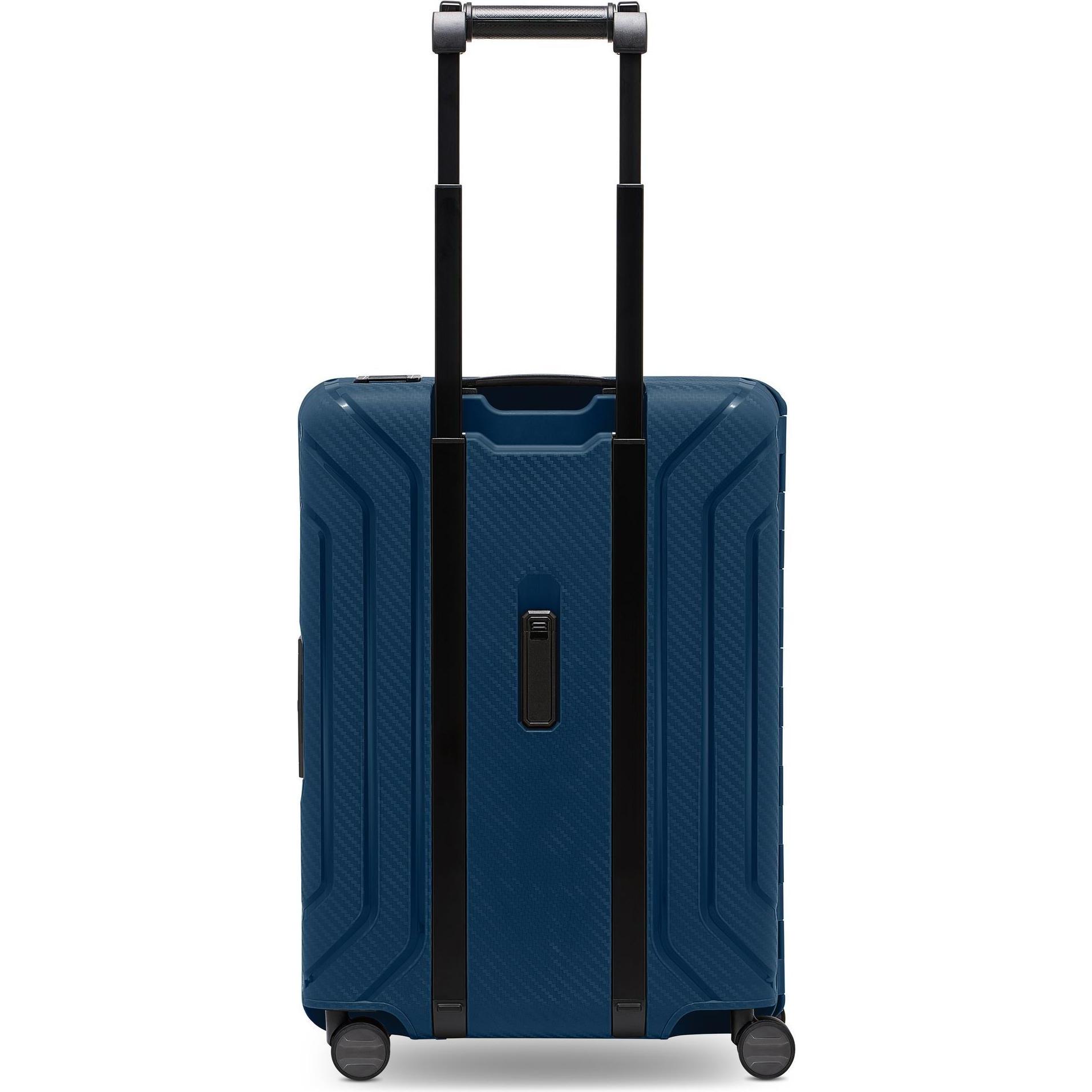 Thumbnail - Redolz, Koffer, Essentials 15 4-Rollen Kabinentrolley 55 cm mit Dreipunkt-Verschluss, Blau, (40 l, Handgepäck (bis 50l))