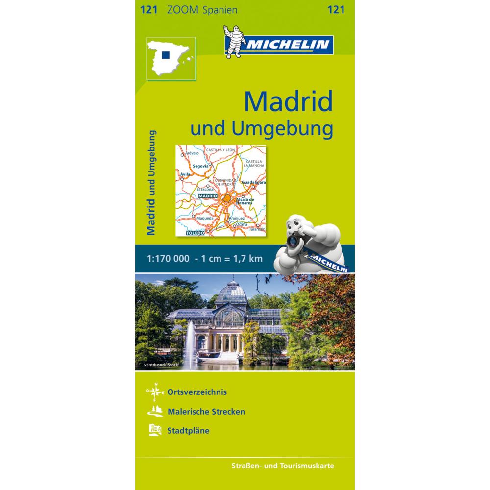 Michelin Madrid und Umgebung 1 : 170 000, Landkarte