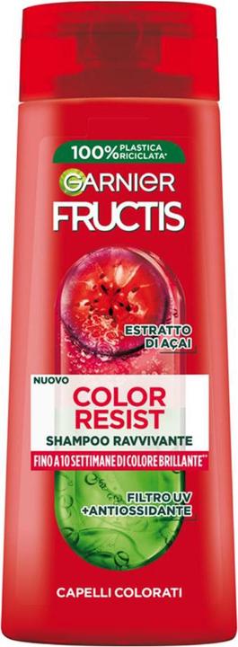 Actual product image Garnier Fructis Color Resist Revitalizing Shampoo for Coloured Hair 250ml 8.45oz (250 ml, Liquid shampoo)