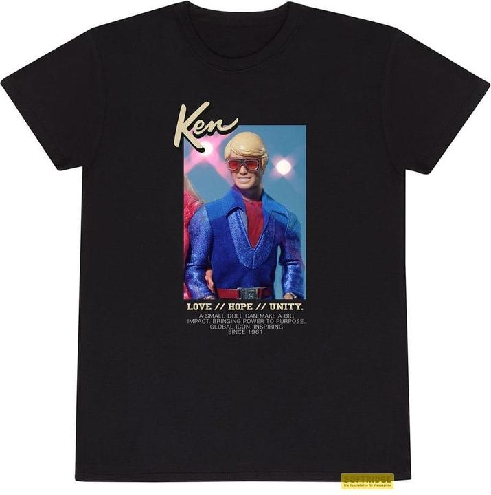 Actual product image Heroes Inc Barbie T-Shirt Ken Love Hope Unity Size S (S)