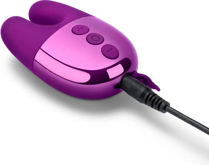 Actual product image Le Wand Lay-on vibrator "Double Vibe" Cherry