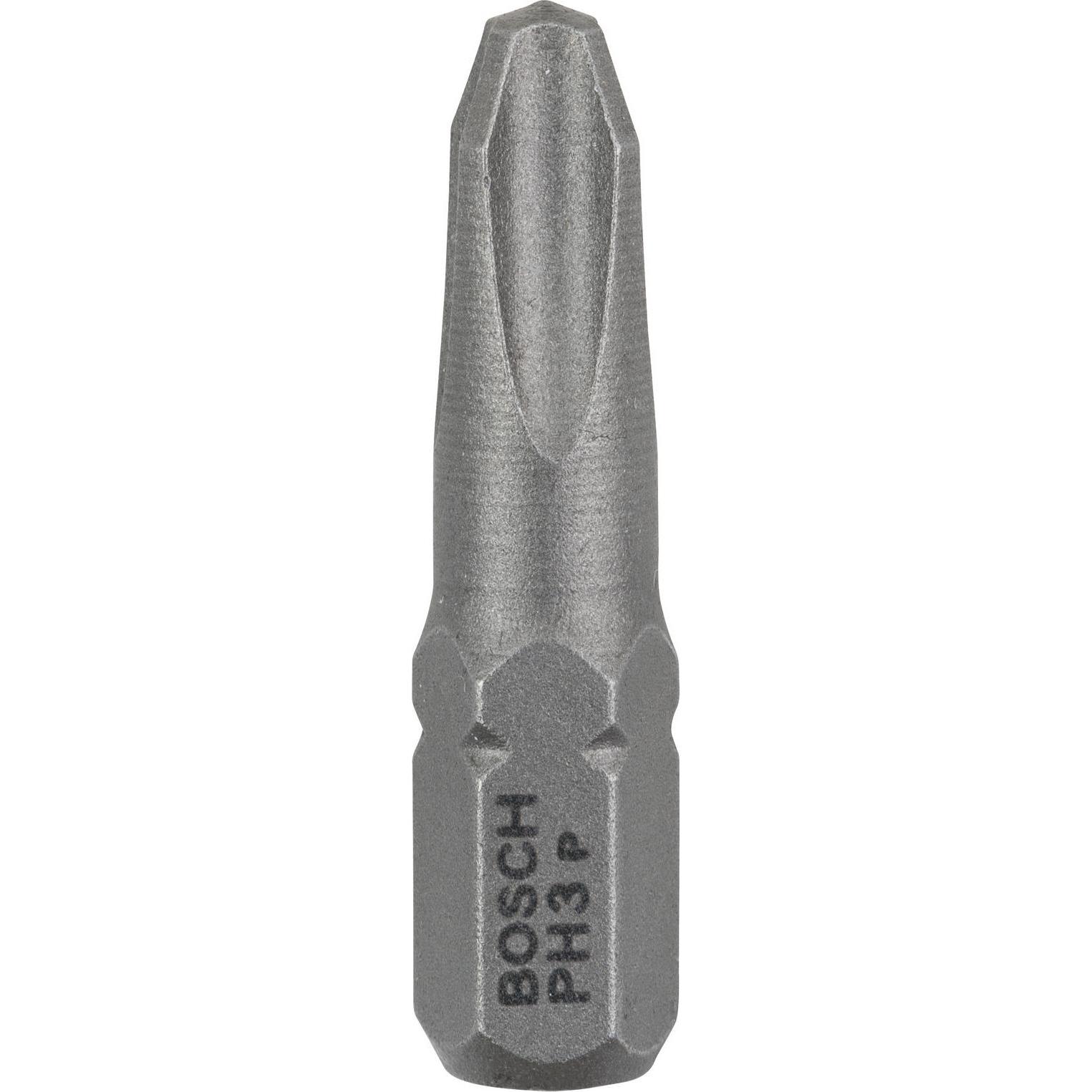 Bosch Professional Zubehör, Bits, Schrauberbit Extra-Hart PH 3, 25 mm, 3er-Pack (Kreuz Phillips PH M3)