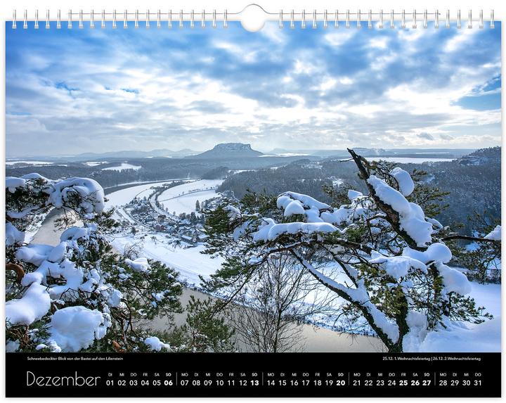 Produktbild Kalender Schsische Schweiz 2026 (40 x 30 cm, Kein Einband, Deutsch)