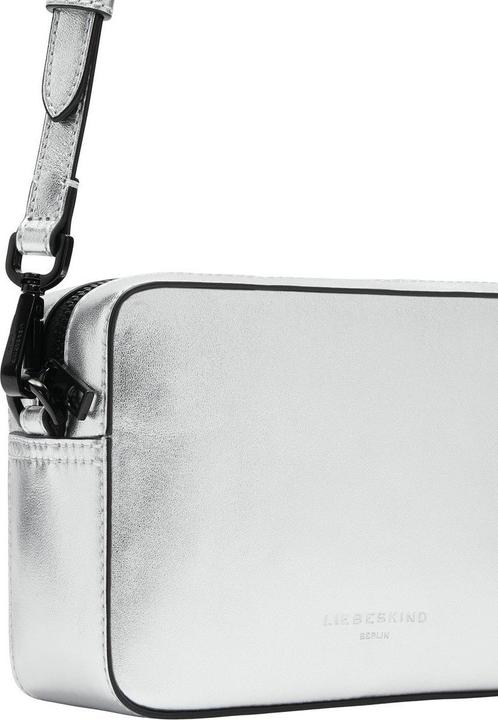 Produktbild Liebeskind Berlin Leren Schoudertas Hilla Silver Camera Bag Silver Zilverkleurig