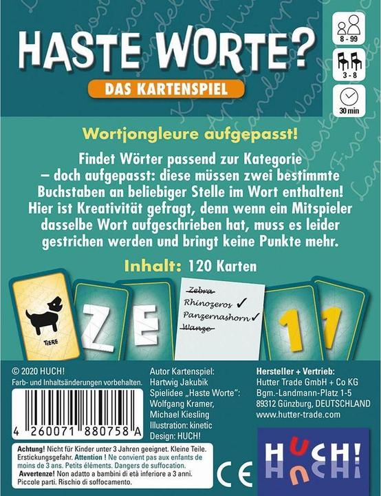 Actual product image Got words? - Card game (German)
