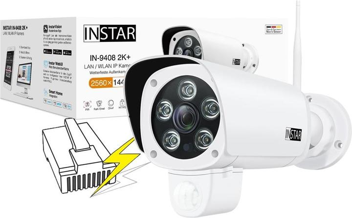 Actual product image Instar IN-9408 2K+ LAN/POE ws 101667 LAN IP surveillance camera 2560 x 1440 pixels (2560 x 1440 Pixels)