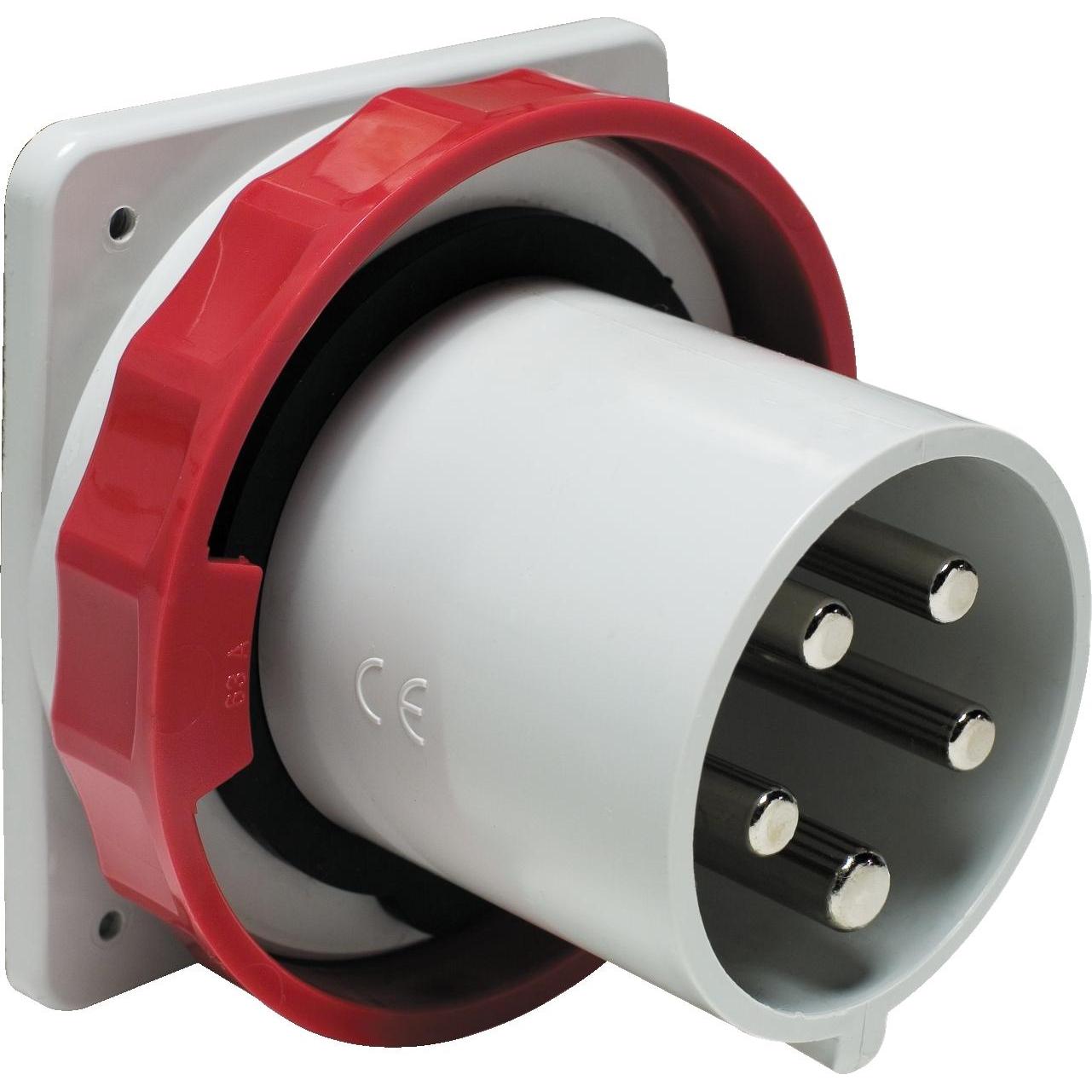Schneider Electric, Netzstecker + Netzkupplung, SE 81882 AnbaugerÃ¤testecker Ip67 63A 400V 4P