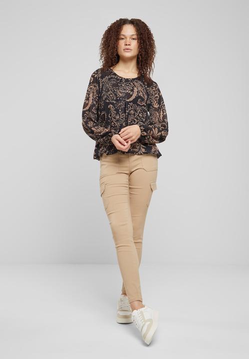 Produktbild Cloud 5ive Cloud5ive Damen Chiffon Bluse mit All Over Ornament Print (S)