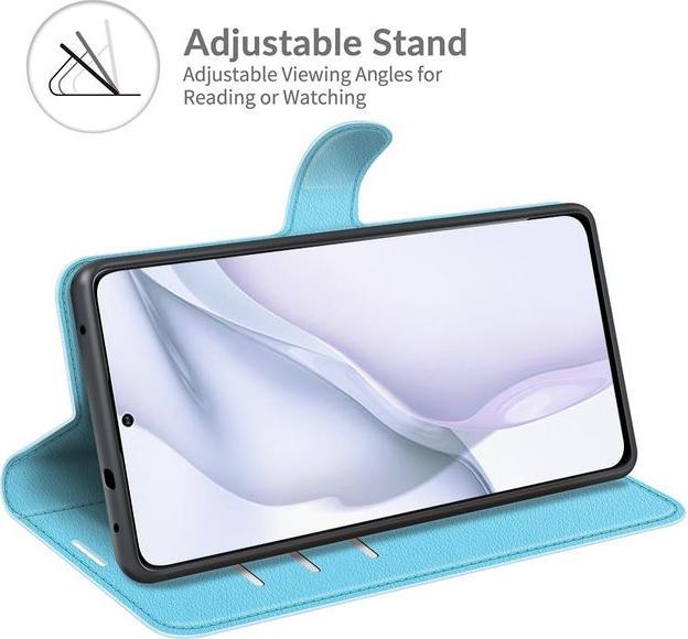 Actual product image MU Classic Litchi Leather Bookcover Series (Huawei P50)
