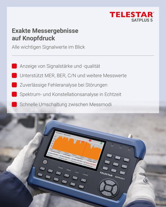 Actual product image Telestar Satplus 5 (Measurement technology)