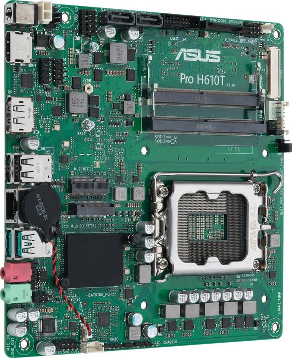 Image du produit ASUS PRO H610T (LGA 1700, Intel H610, Mini-ITX)