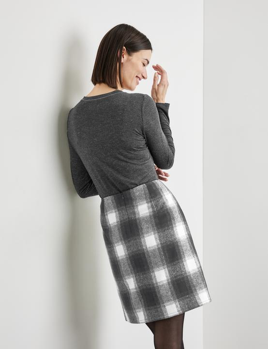 Image du produit Gerry Weber Jupe à carreaux avec bord frangé Jupe courte (34)