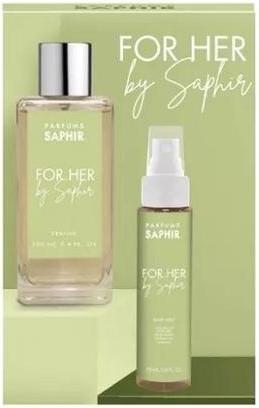 Produktbild Saphir For Her Eau De Parfum Spray 100ml und Haarspray 75ml Set (Eau de Parfum, 100 ml)