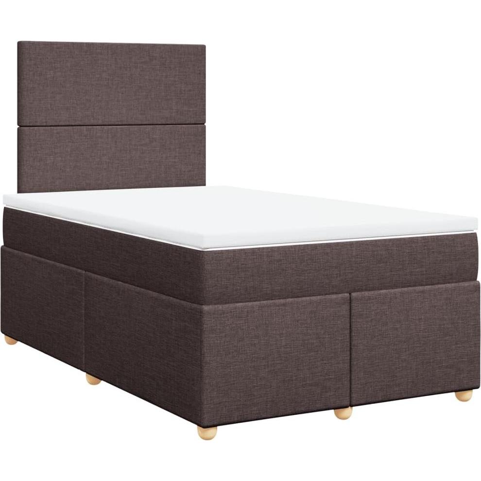 VidaXL, Bett, Bo x springbett mit Matratze 120 x 200 cm Stoff (120 x 200 cm)