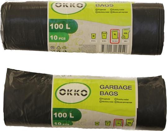 Produktbild Okko GARBAGE BAGS 100L 10PCS (10x, 100 l)