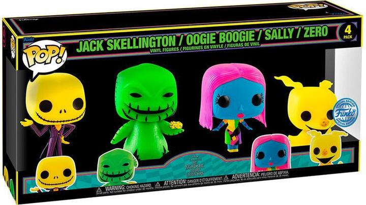 Actual product image Funko Disney POP! Movies Vinyl Figuren 4er-Pack Nightmare before Christmas (EMEA) 9 cm