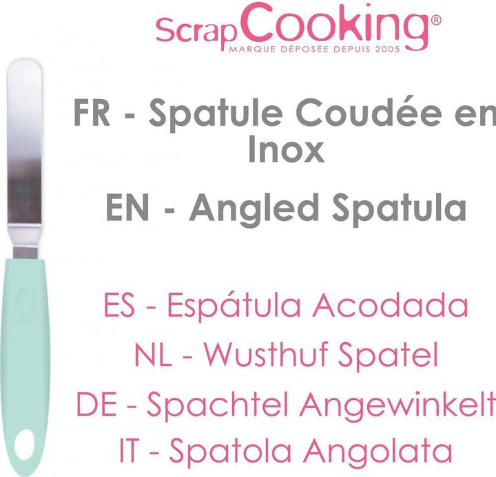 Actual product image ScrapCooking Mini-Spatel aus Edelstahl -21cm