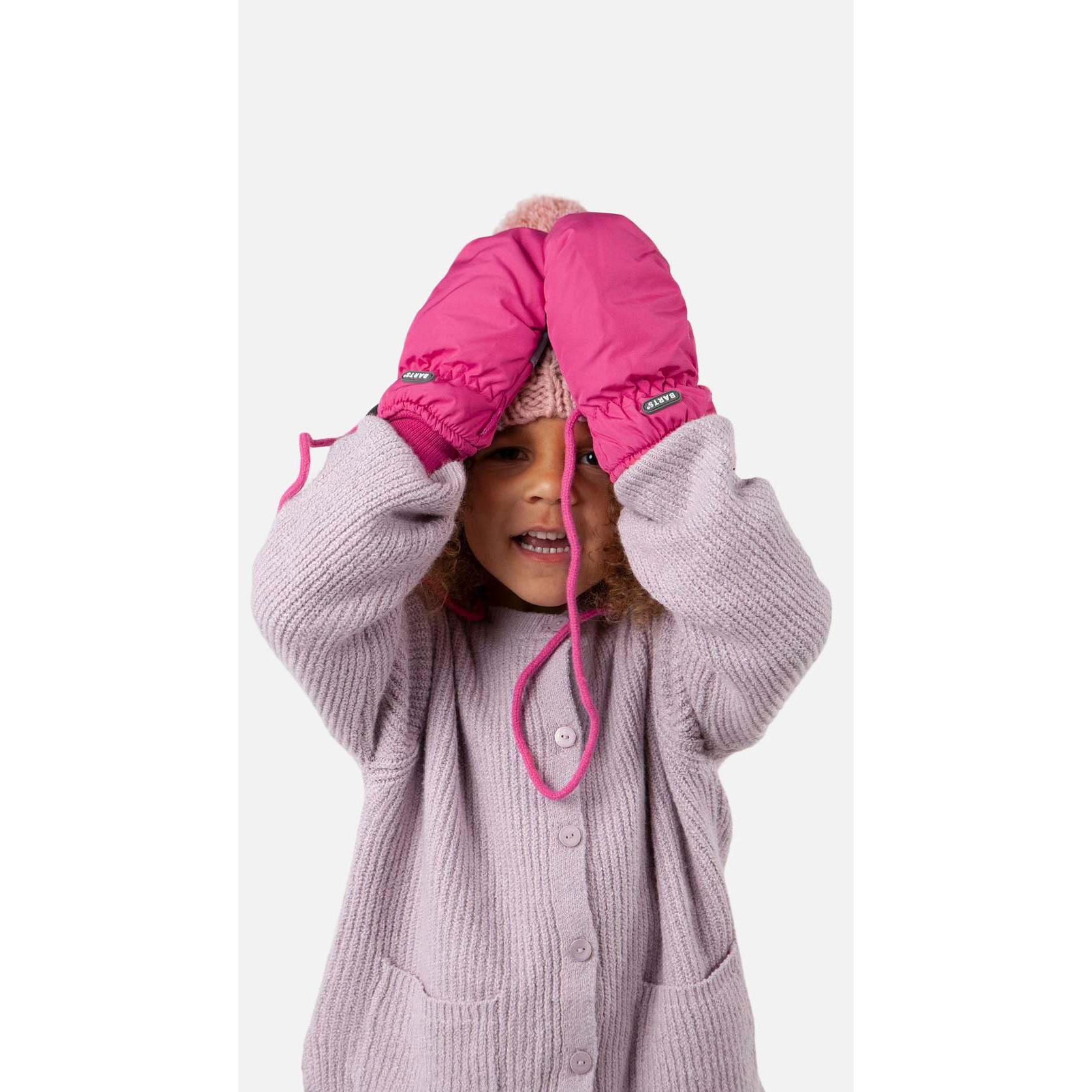 Thumbnail - Barts, Damen, Handschuhe, Nylon Mitts Kids, Rosa, (5)