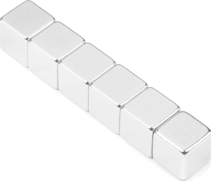 Actual product image Supermagnete Cube magnet (10x)
