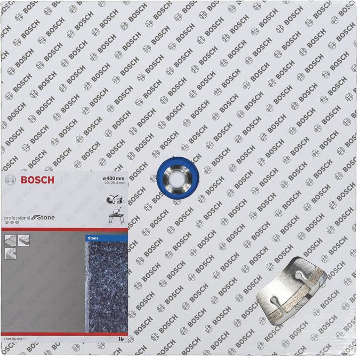 Produktbild Bosch Professional Zubehör Diamanttrennscheibe Standard for Stone, 400 x 20,00/25,40 x 3,2 x 10 mm