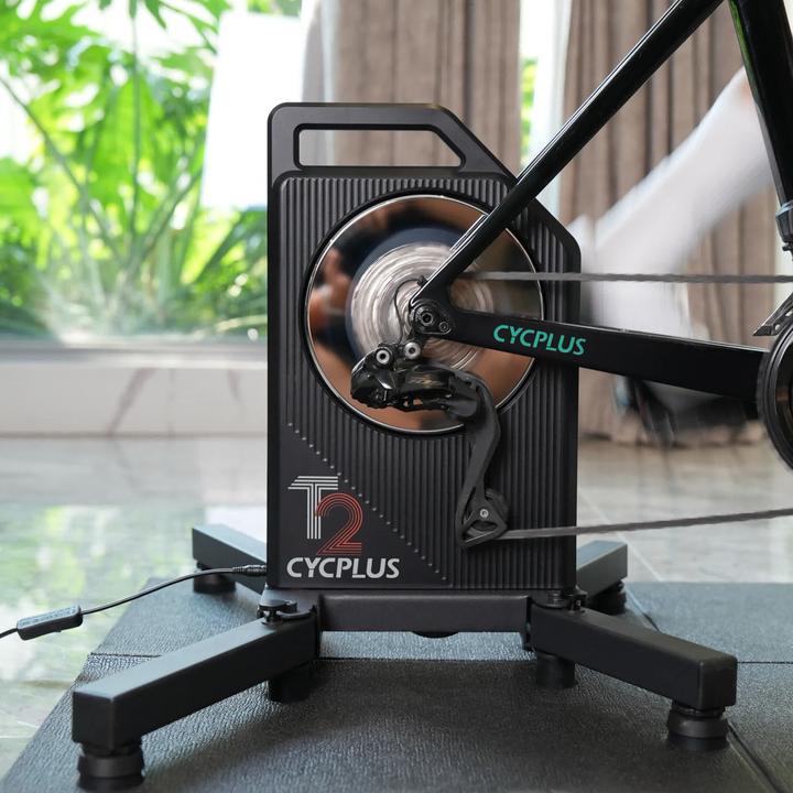 Actual product image Cycplus T2 smart bike trainer