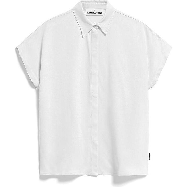 Armedangels, Damen, Bluse, Women's Larisaana, Weiss, (M)