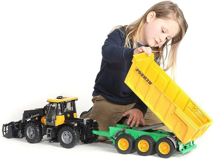Actual product image Bruder Joskin tub tipping trailer