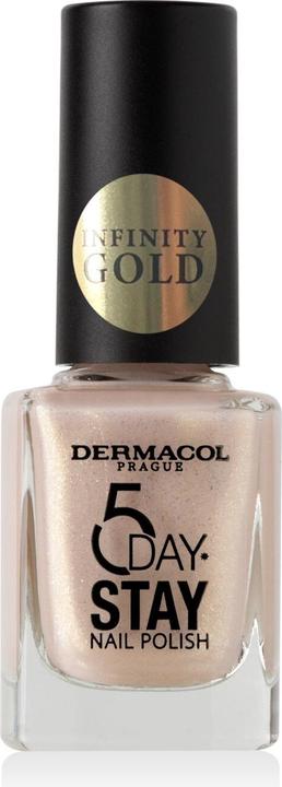 Dermacol - Long-lasting nail polish Infinity Gold (Nail Polish) 11 ml - Shade: 63 Gold (63 Gold, Farblack)