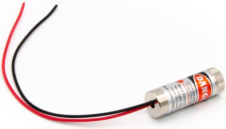 Purecrea Module laser croisé rouge 5mW 650nm (Kit électronique)