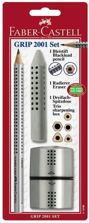 Produktbild Faber-Castell Faber.C.Jumbo Grip Set silber (4.50 mm, B, 3x)