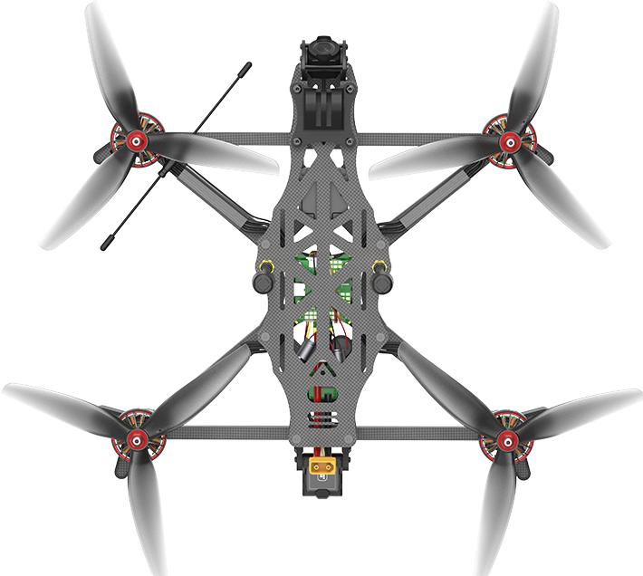 Actual product image iFlight AOS 7 EVO V1.2 6S HD (30 min, 652 g)