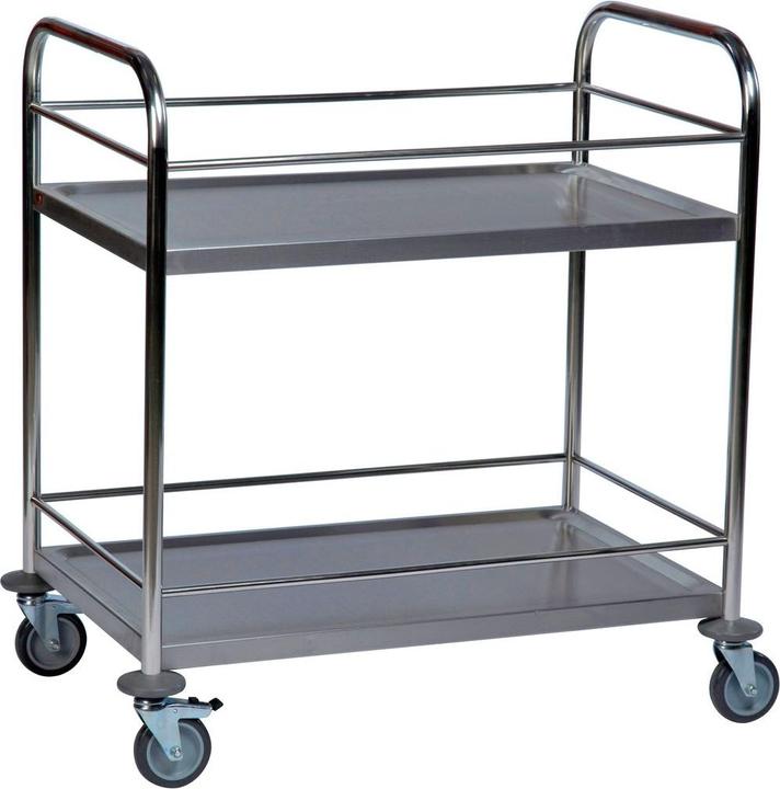 Immagine prodotto Rollcart Carrello da tavolo in acciaio inox a 2 ripiani (100 kg)
