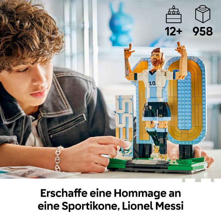 Image du produit LEGO Lionel Messi - Légende du football (43015, LEGO Editions)