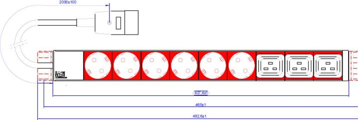 Produktbild Bachmann Stromverteilungseinheit (Rack