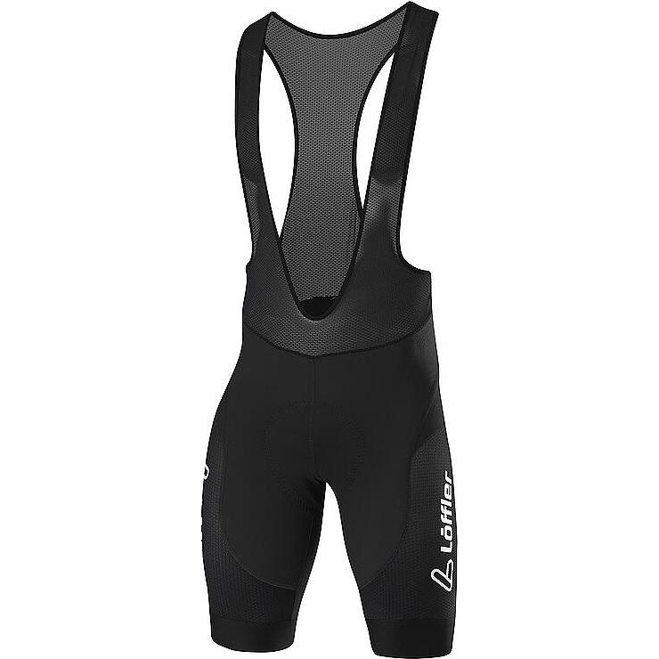 Löffler, Herren, Velohosen, Bike Bibshorts Winner III (58), Schwarz, 58